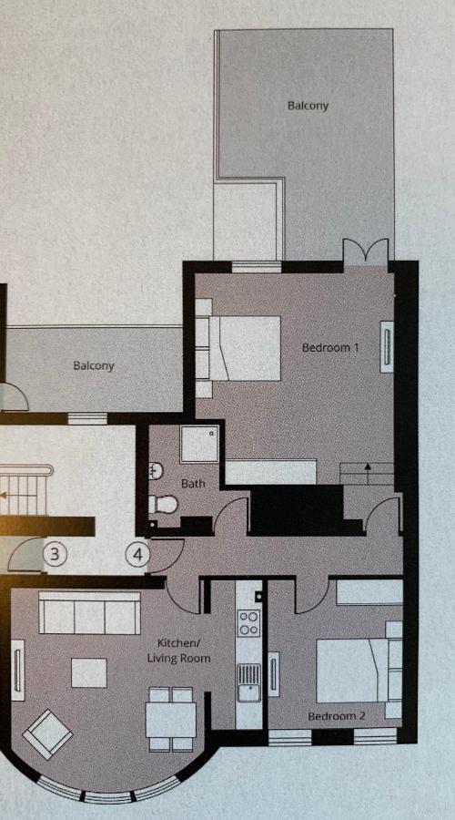King Street Residence - 2 Bed Горад Грэйт Ярмут Екстериор снимка
